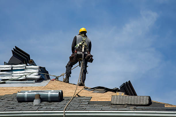 Professional Flat Roof Repair technician working in Urbana, OH